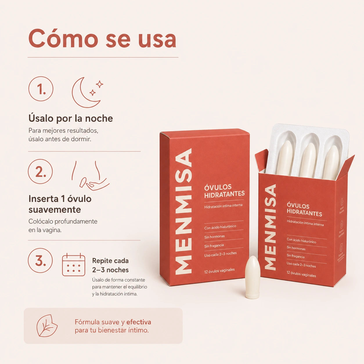 Menmisa Óvulos Hidratantes